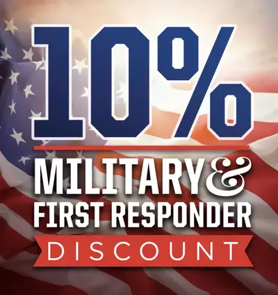 10% Military & First Responder Discount