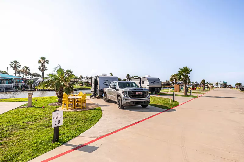 RV site at Corpus Christi
